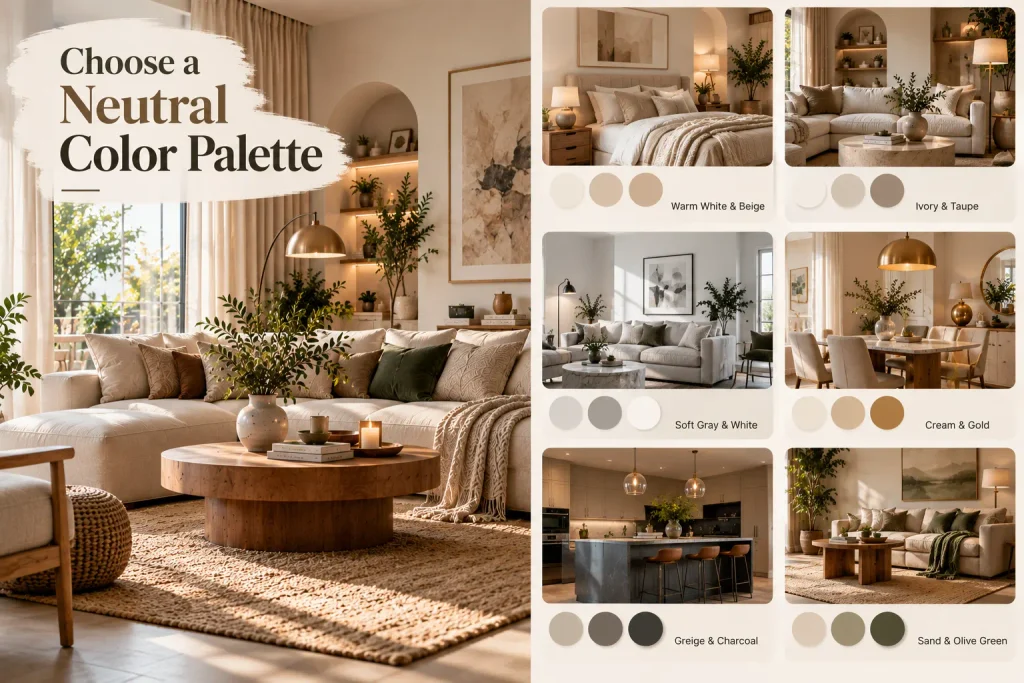 Neutral Palette Interior Moodboard