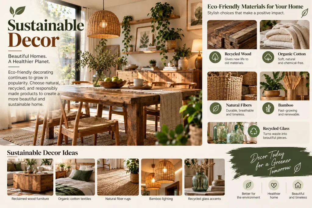 Sustainable Decor: A Greener Home