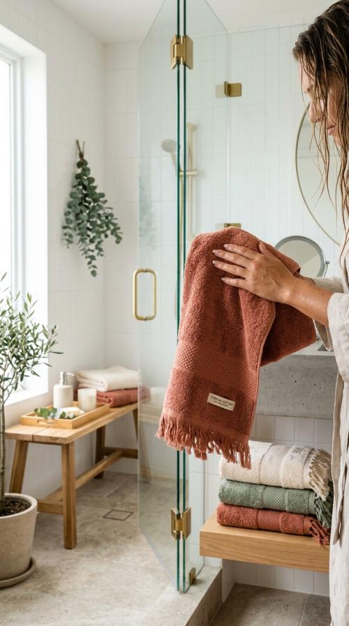 Absorbent Turkish Cotton Towels