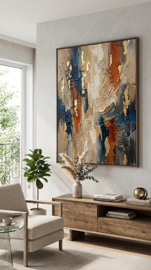 Abstract Textured Wall Art