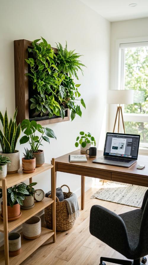 Biophilic Accents with Indoor Plants