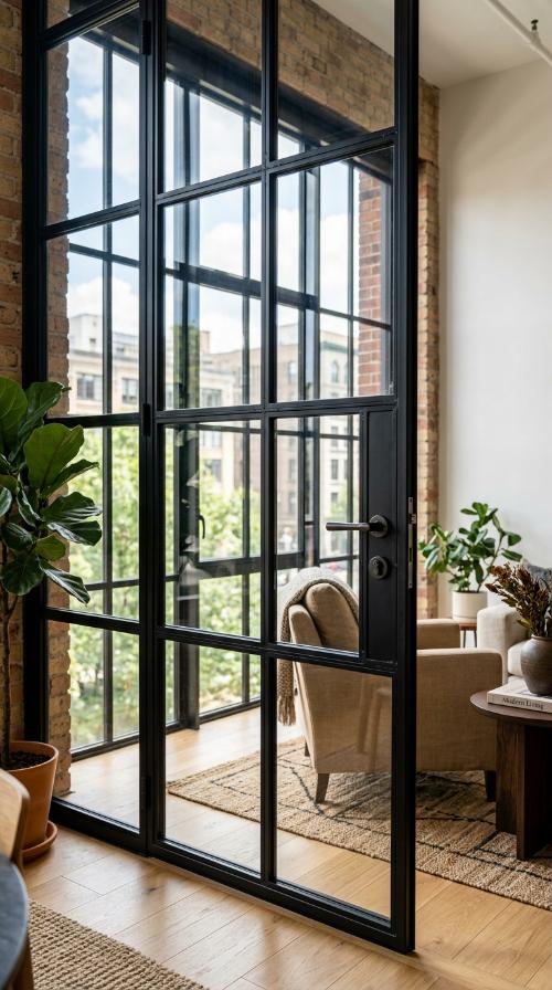 Black Steel Window Frames
