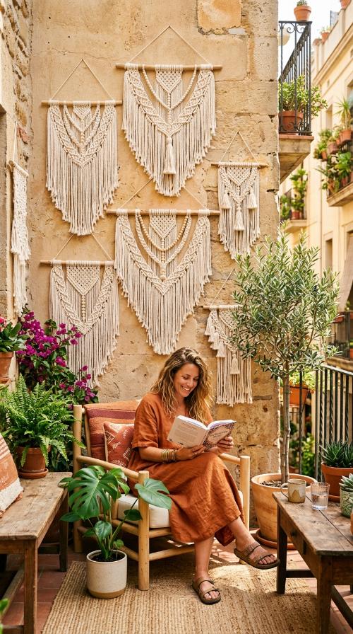 Bohemian Macramé Hangings