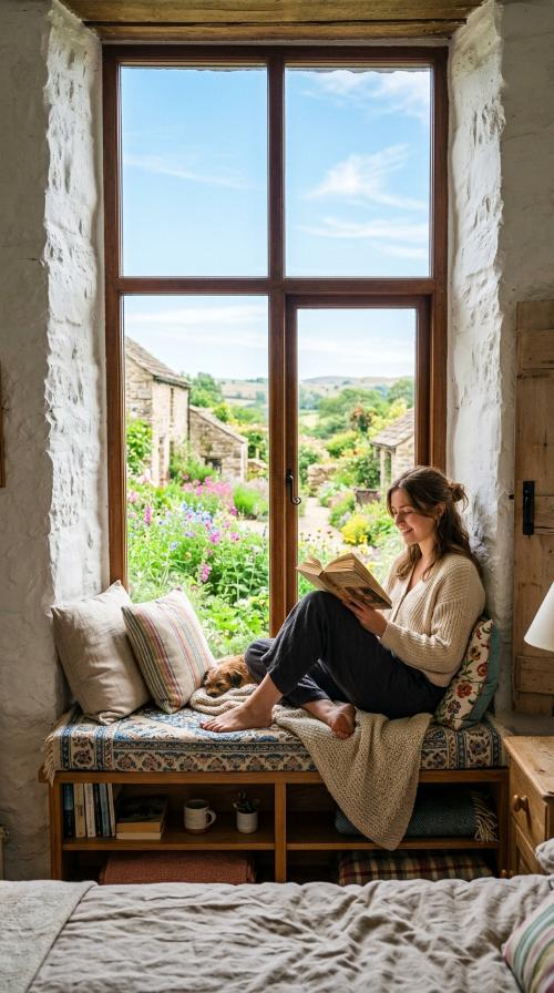 Built-in Window Seat Bench
