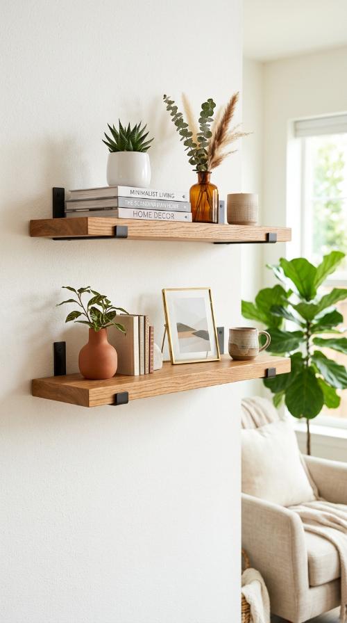 Chic Floating Shelves