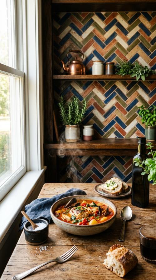 Classic Herringbone Pattern