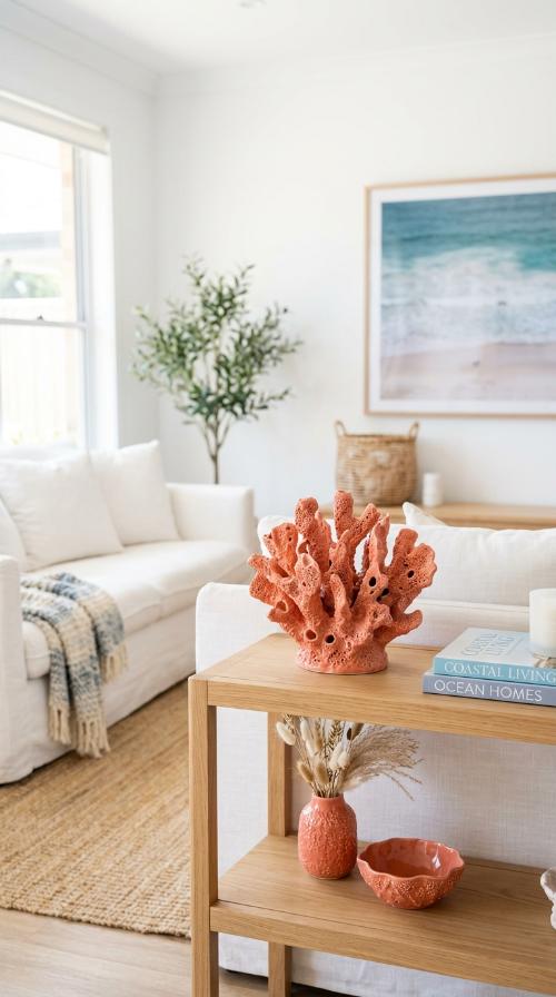 Coral Inspired Decor Accents