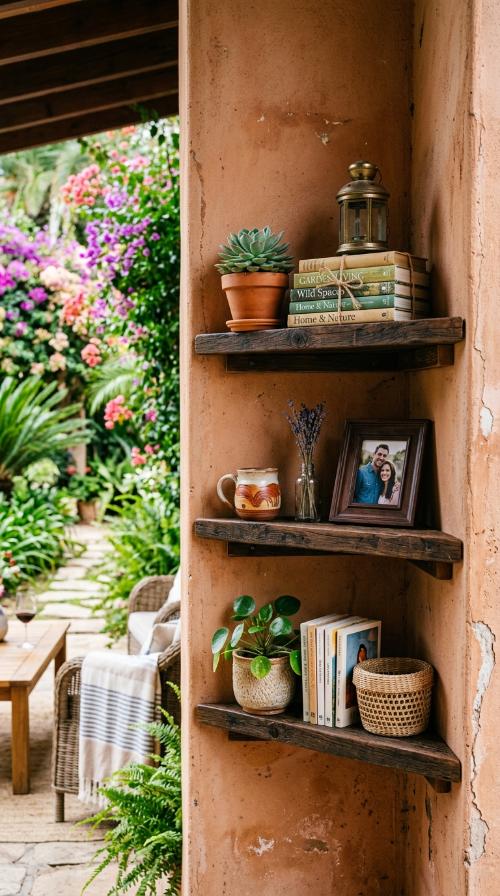 Corner Floating Shelves
