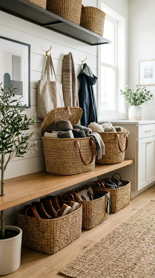 Durable Woven Storage Baskets