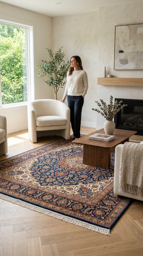Hand-Knotted Silk Rugs