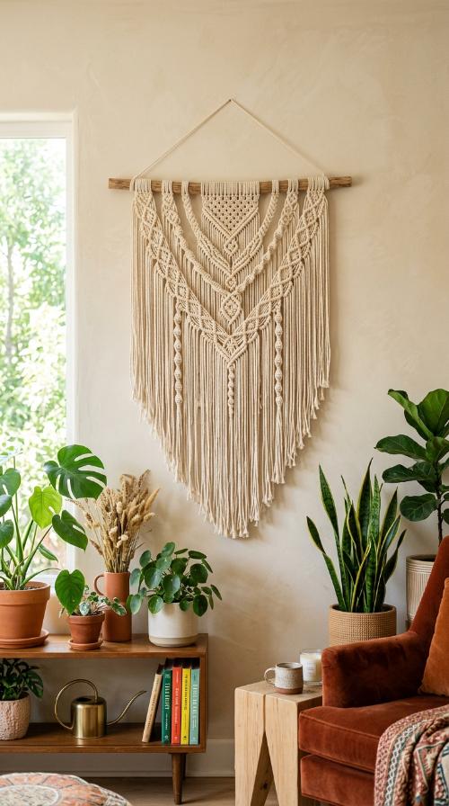 Handwoven Macramé Wall Hangings