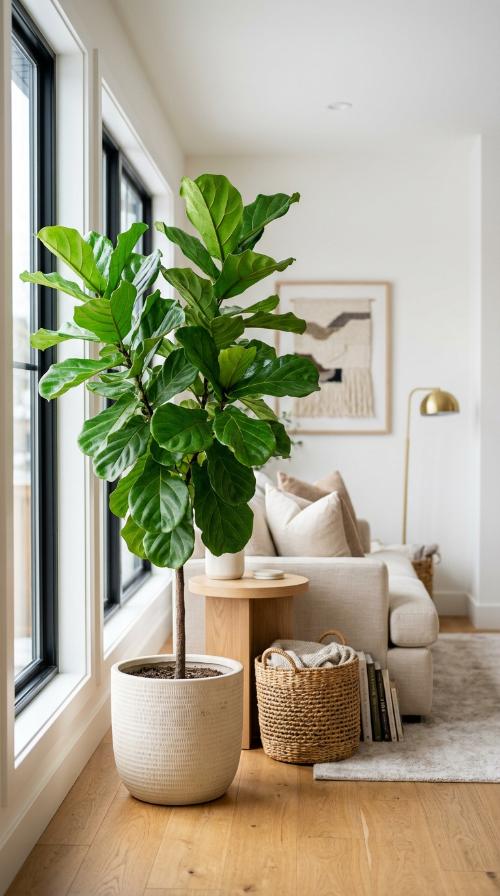 Large Fiddle Leaf Fig Plant