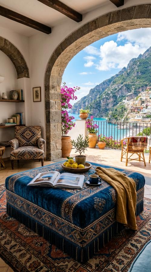 Large Upholstered Ottoman