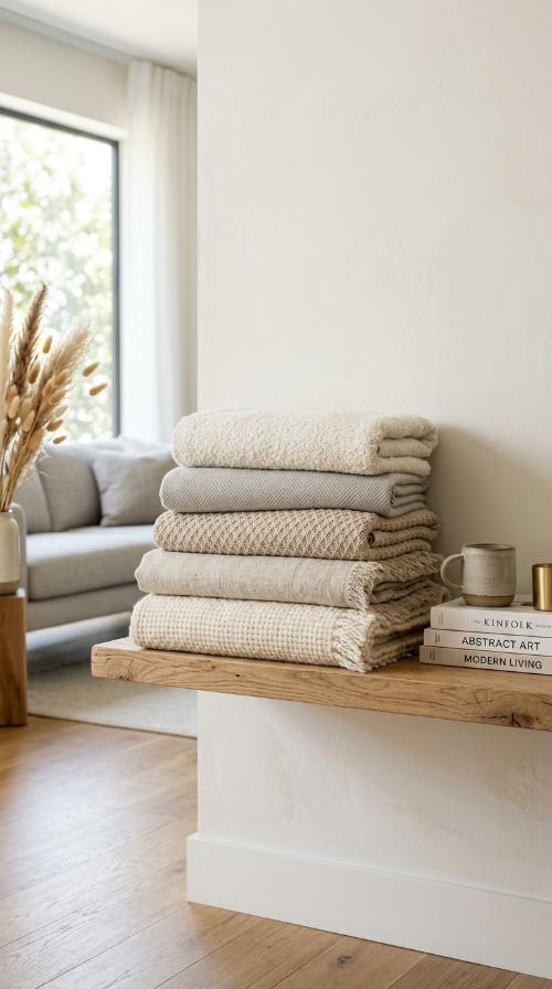 Layered Neutral Textiles