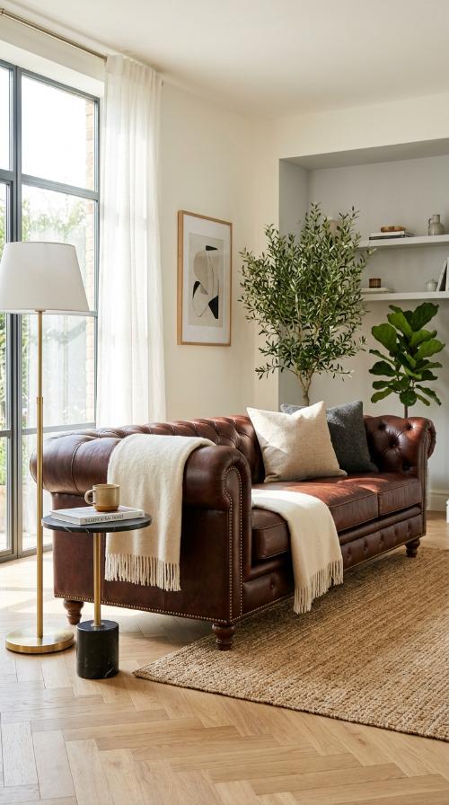 Leather Chesterfield Sofas