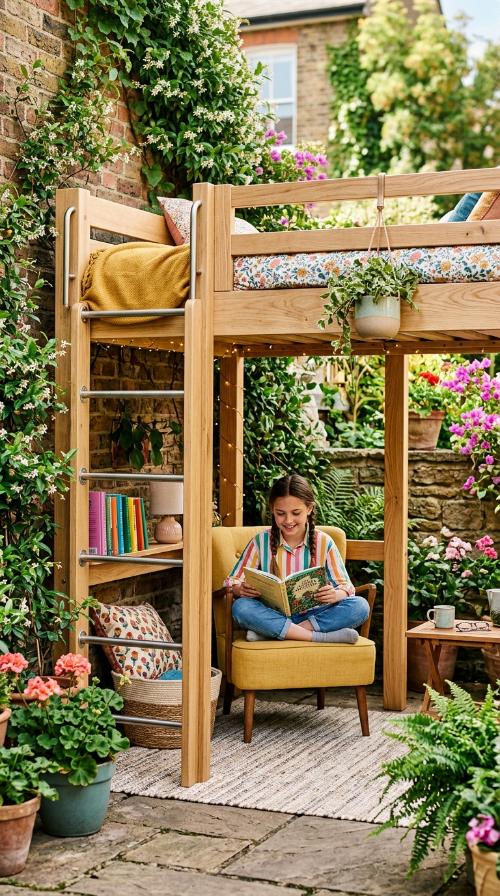 Loft Bed with Under-Bed Seating