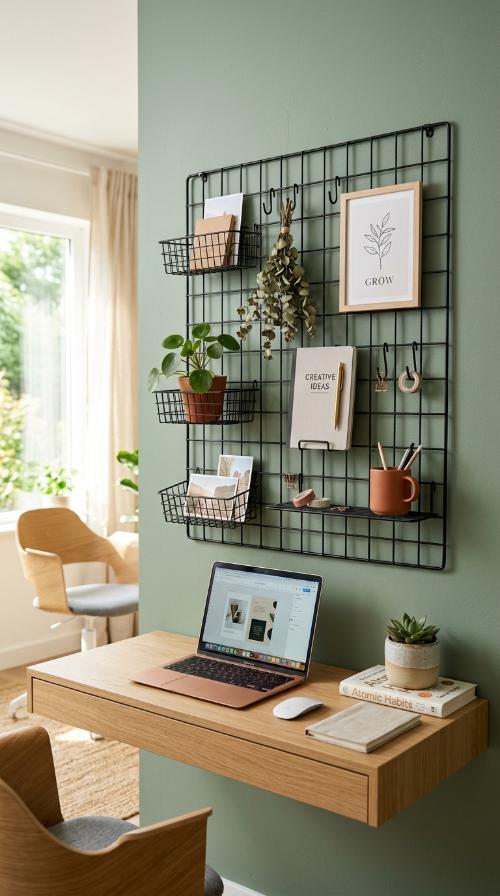 Metal Grid Wall Organizers