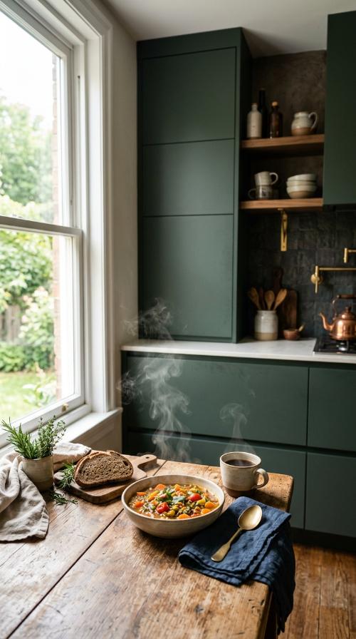 Minimalist Flat-Panel Cabinetry