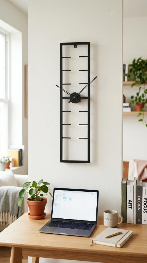 Minimalist Linear Wall Clock