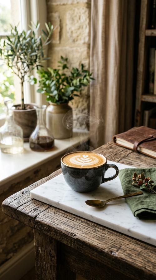 Minimalist Marble Coffee Table