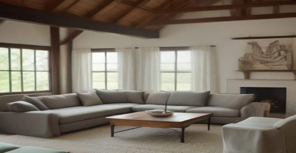 modern farmhouse living room image 3