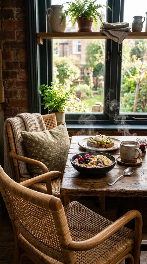 Natural Rattan Accent Chairs