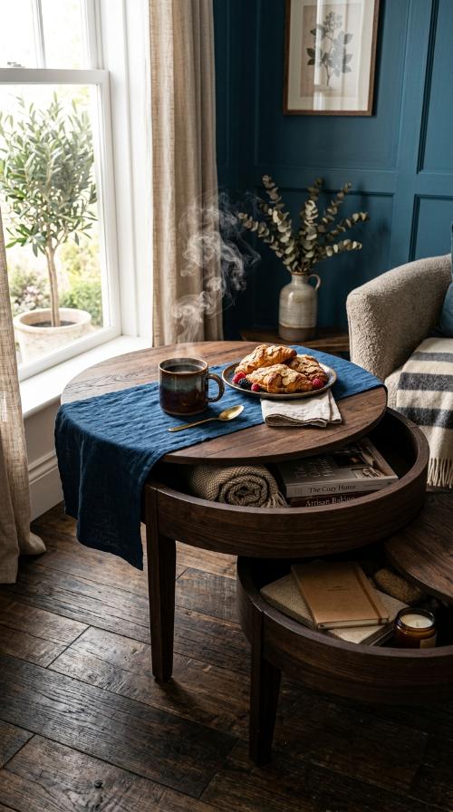 Nesting Coffee Tables with Hidden Storage