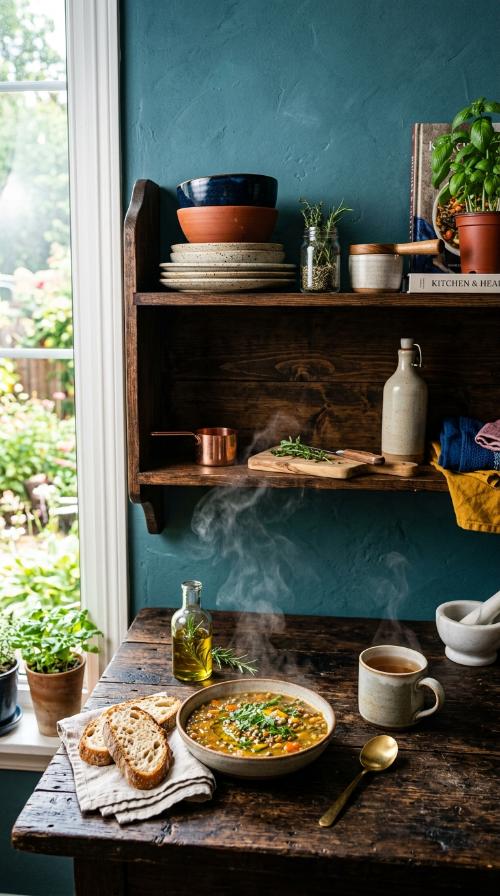 Open Shelving Accents