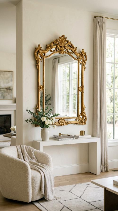 Ornate Gilded Wall Mirrors