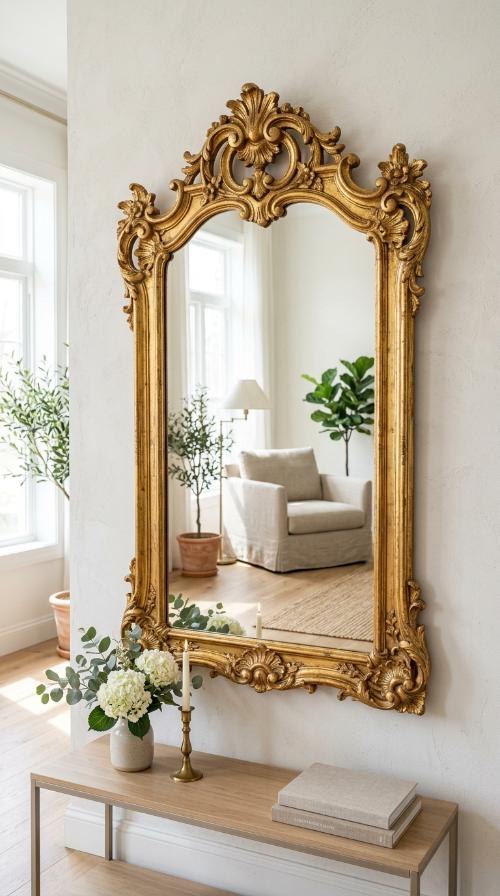 Ornate Gold Gilt Mirrors