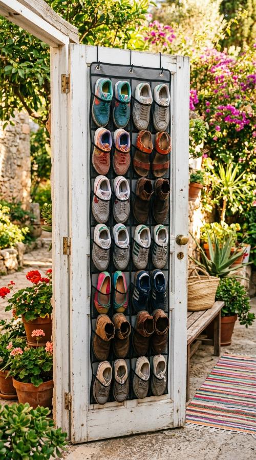 Over-the-Door Shoe Rack