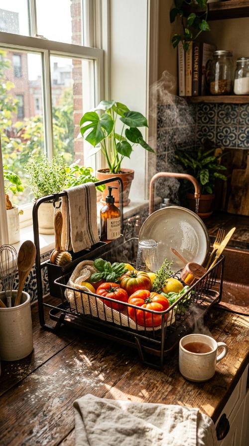 Over-the-Sink Drying Rack