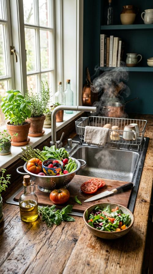 Over-the-Sink Workstations