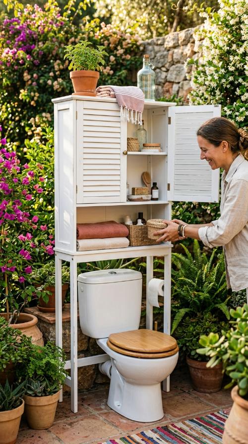 Over-the-Toilet Storage Cabinet