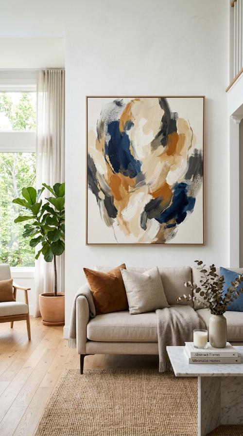 Oversized Minimalist Canvas Art