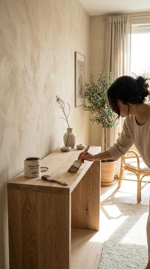 Pale Oak Wood Finishes