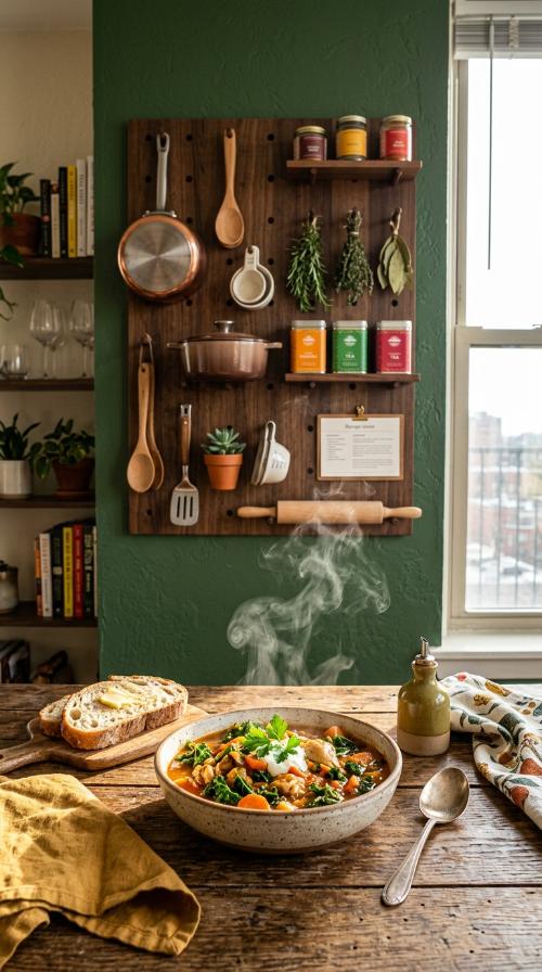 Pegboard Storage Wall