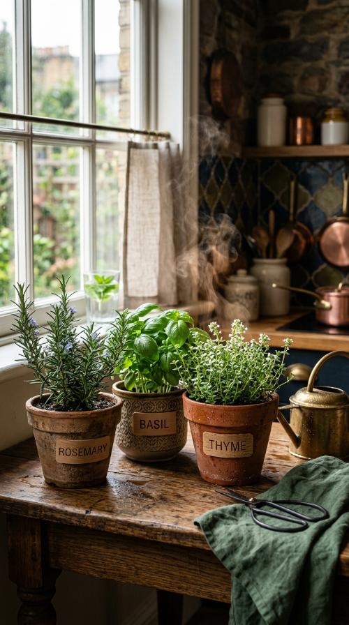 Potted Herb Garden