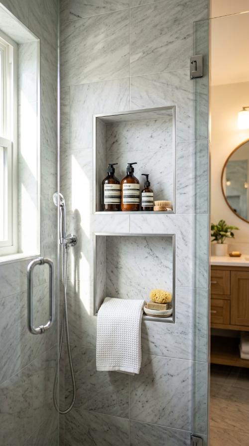 Recessed Bathroom Wall Niches