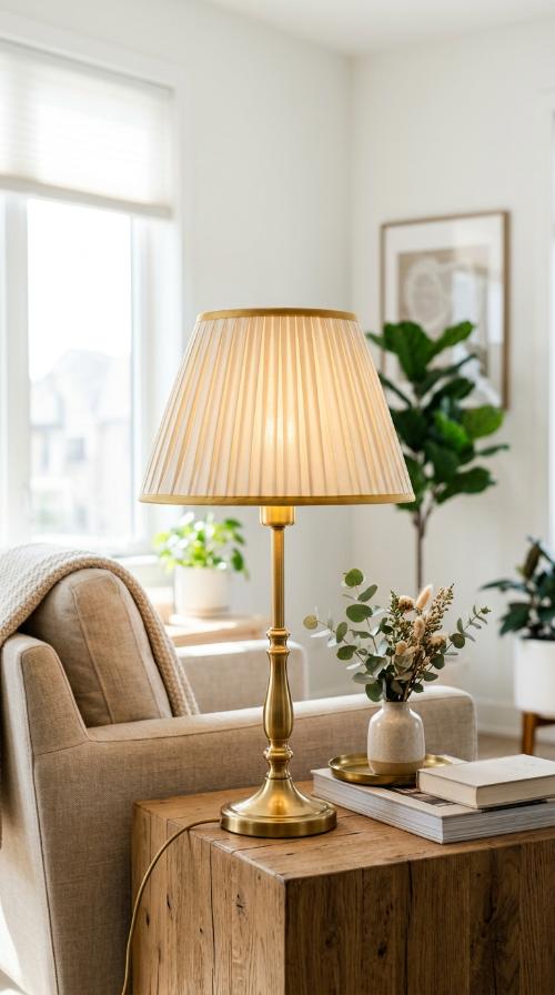 Silk Pleated Lampshades
