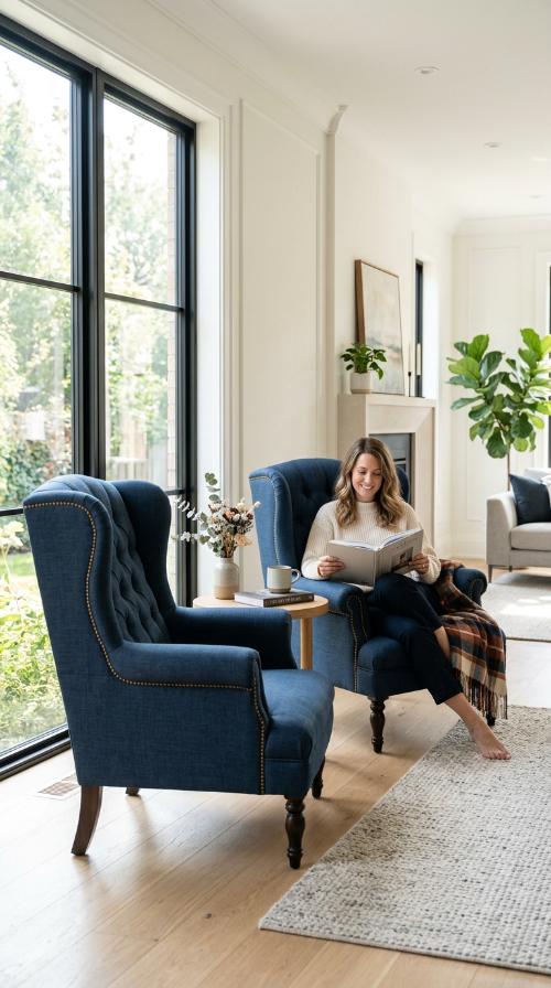 Stately Wingback Chairs