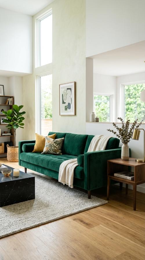 Statement Velvet Sofas