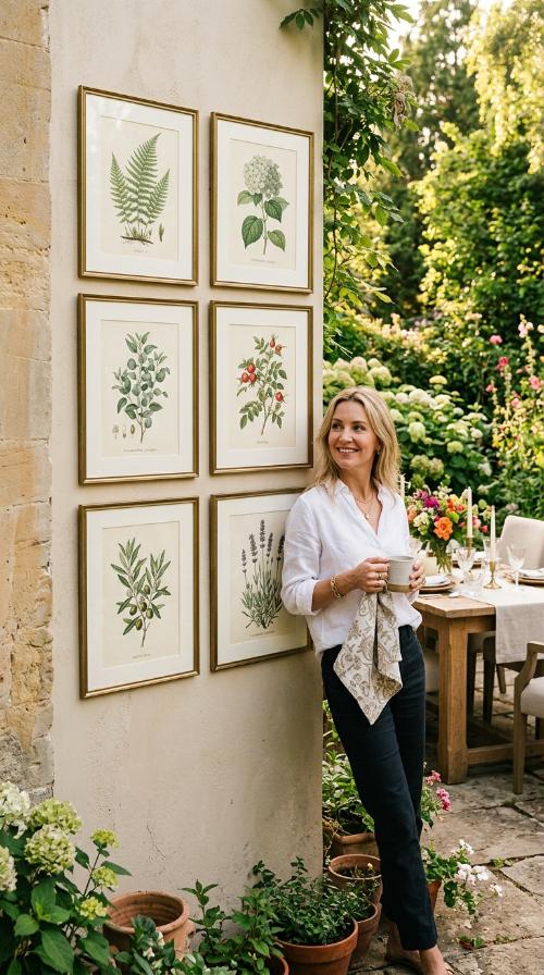 Symmetrical Framed Botanicals