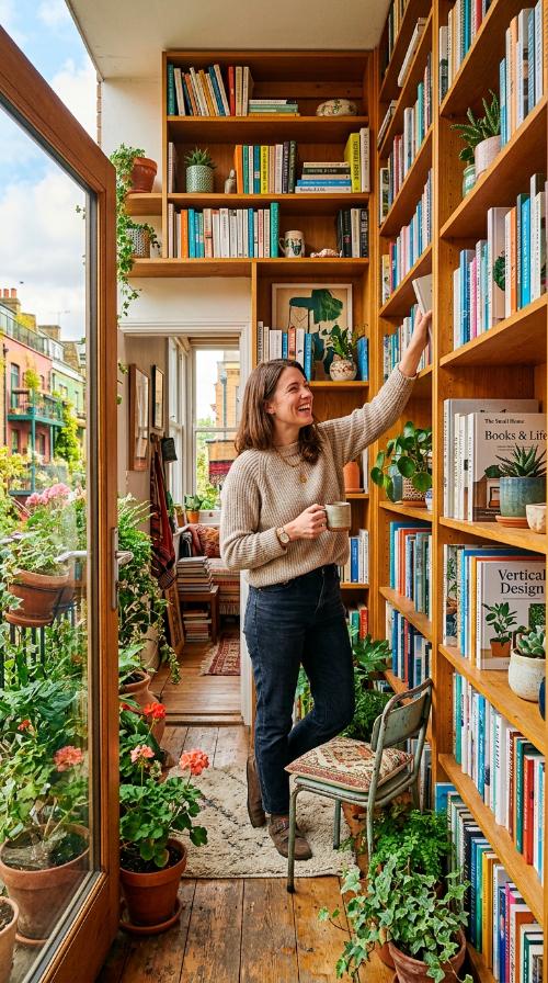 Tall Vertical Bookshelves