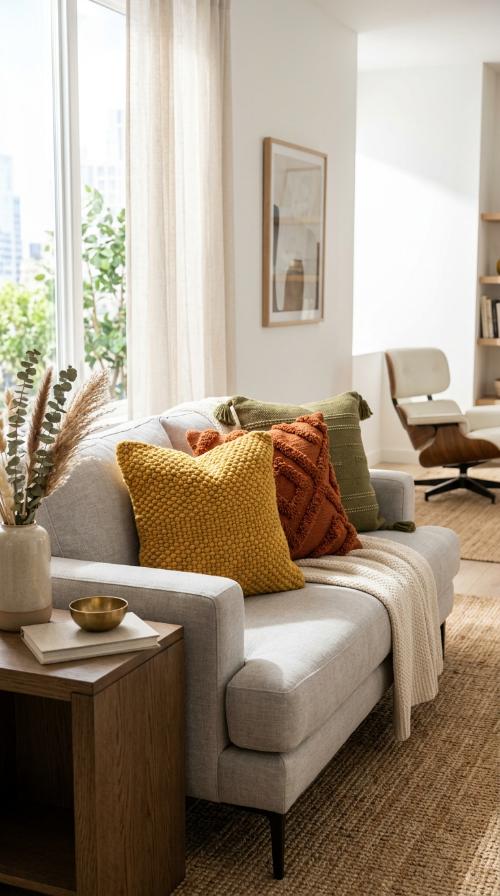 Textured Throw Pillows