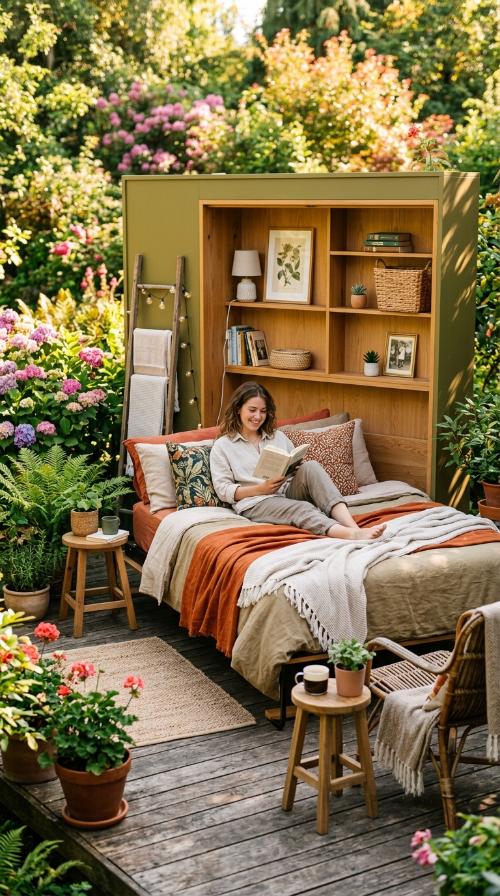 The Backdrop Bed Setup