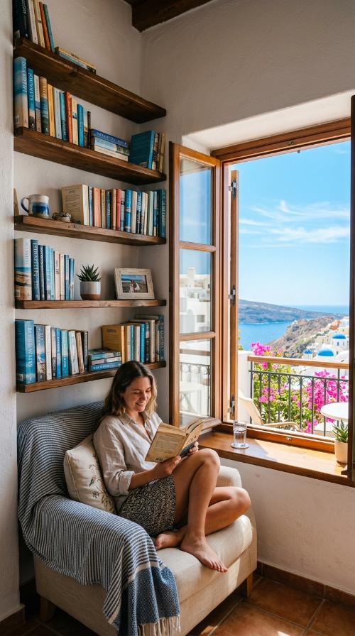 Tiered Floating Bookshelves