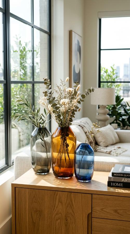 Tinted Glass Decor