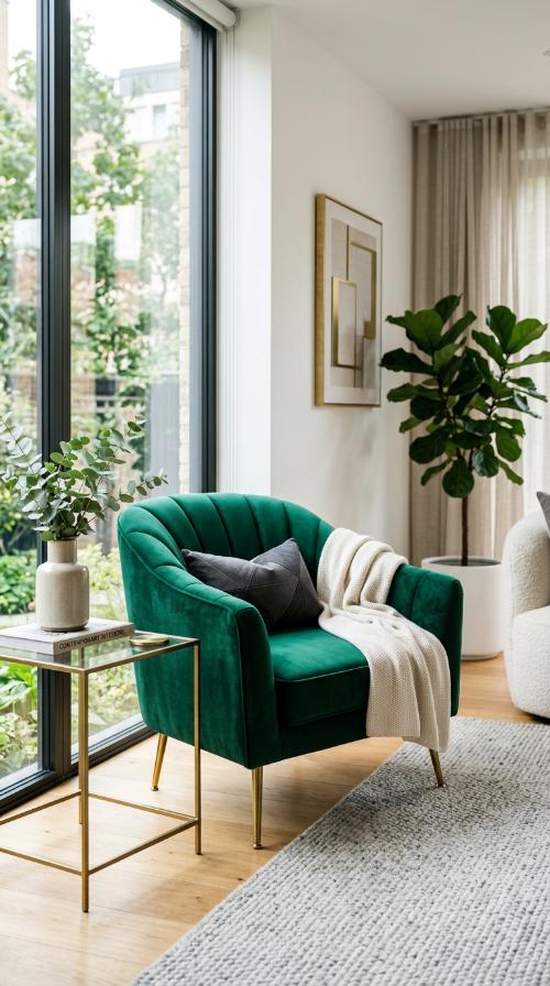 Velvet Accent Seating