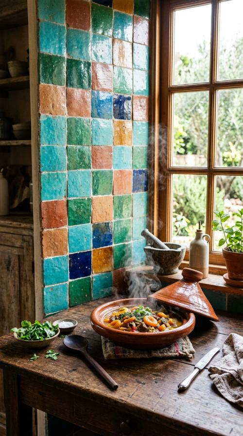 Vibrant Zellige Tiles